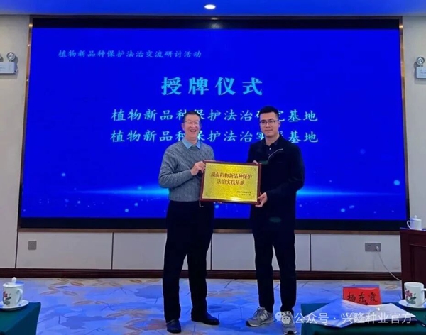 興隆種業(yè)與湖南省法治研究會(huì)“聯(lián)姻”，向仿冒套牌“亮劍”！